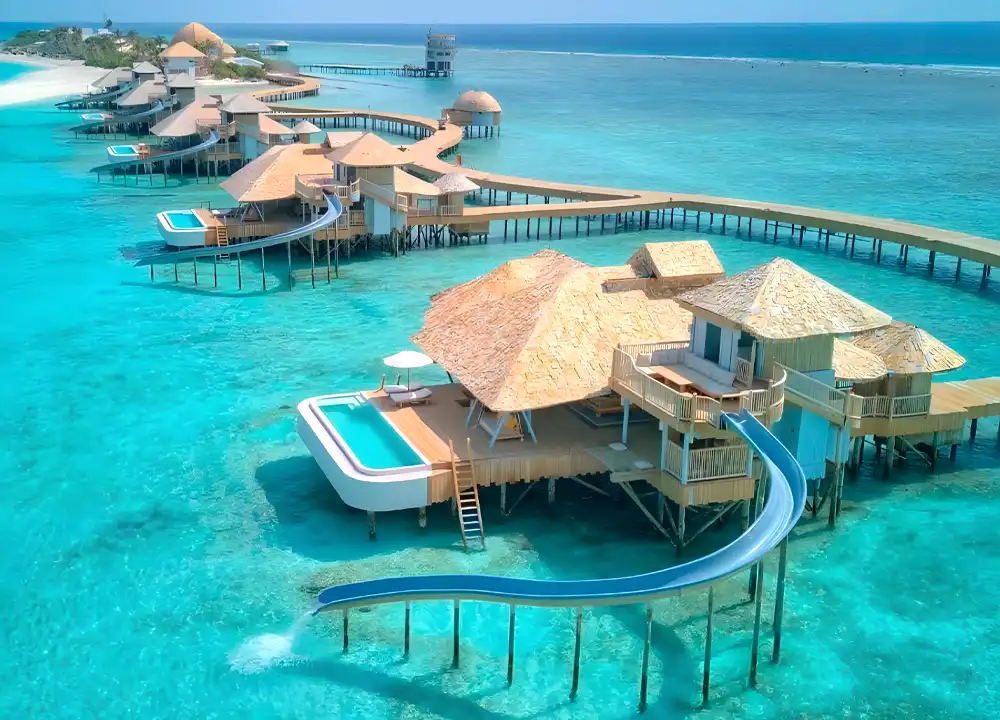 Luxe vakantiehuis met zwembad op de Malediven
