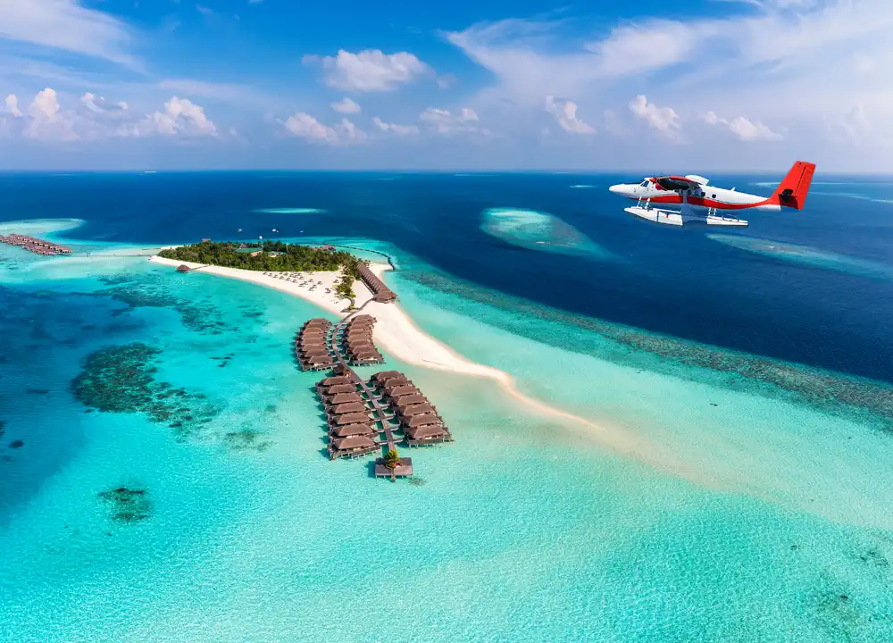 Watervliegtuig de Malediven