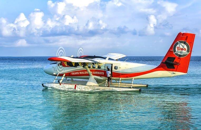 Watervliegtuig de Malediven