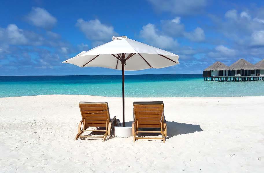 Strandstoelen Malediven